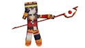 create your 3d render character for minecraft