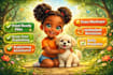 illustrate 3d children story book illustration children book illustration KDP