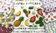 draw a seamless pattern,  texture, wallpaper with your custom theme