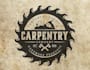 design a minimal modern carpentry logo