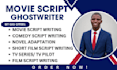 write movie script, screenplay, screenwriting, film script, movie script writing