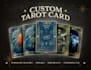 draw detailed game art for tarot or oracle decks