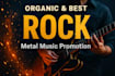 promte and get your rock or metal music heard by 900 active playlist curators
