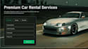 develop car rental website, car dealership, booking website