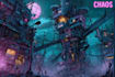 create detailed art of sci fi cyberpunk psychedelic artwork