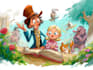 do cartoon book illustrations and children book cover