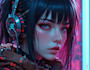 create cyberpunk character art