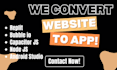 build mobile app development convert bolt replit ai website to android IOS app