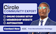 circle so community circle so online course circle membership website setup