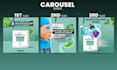 design creative business carousel posts for instagram and faceboook
