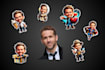 create custom stickers or badges for twitch, discord, kick in bulk