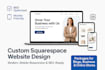 build and develope squarespace website design squarespace website development