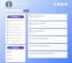 create a personalized HTML CSS js portfolio CV website