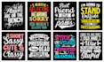 design custom typography t shirt graphics for pod