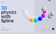 develop interactive 3d animated website webflow animation webgl spline animation