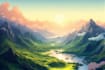 draw fantasy concept landscape illustrations