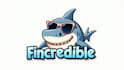 design shark mascot logo with express deliver