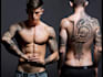 create sleeve tattoo design in geometric style