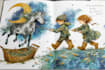 create watercolor children illustration