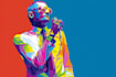 make an unique wpap pop art style