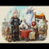do dnd party, fantasy, game concept art
