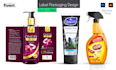 design packaging boxes and product labels with die line