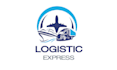 design unique delivery truck courier service logo