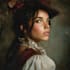 do classical baroque oil painting portrait