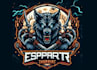 create esport horror werewolf logo with free source file