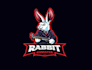 design awesome vintage rabbit logo