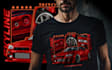 do custom tshirt design and tshirt illustration