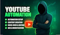 create faceless youtube automation videos with script, voice over and editing