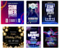 create unique and eye catching poster for you