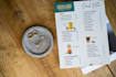 design a modern and professional restaurant menu