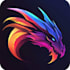 make 3d emblem logo with fantasy game style