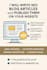 write seo optimized  and original articles and  blog posts