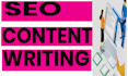 do SEO article , blog post writing, website content writing