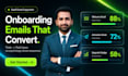 write saas onboarding and conversion email sequences