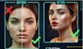 do ai generated image fixing and photo retouching or photo editing