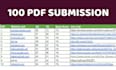 do 45 PDF submission backlinks to top document sharing sites