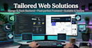do custom website development in django, flask, html, python
