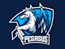 do make pegasus logo design with express delivery