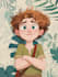 create unique artistic illustrations in disney cartoon style