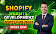 do shopify website development, shopify store design, redesign