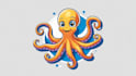 do awesome octopus, pate, animal mascot logo