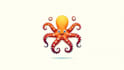 do awesome octopus, pate, animal mascot logo