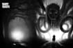 draw black and white dark horror fantasy art
