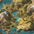 create a fantasy atlas map, vector world map