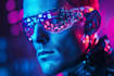 draw scifi and cyberpunk character art illustration