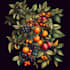 made a botanical illustration depending on your concept